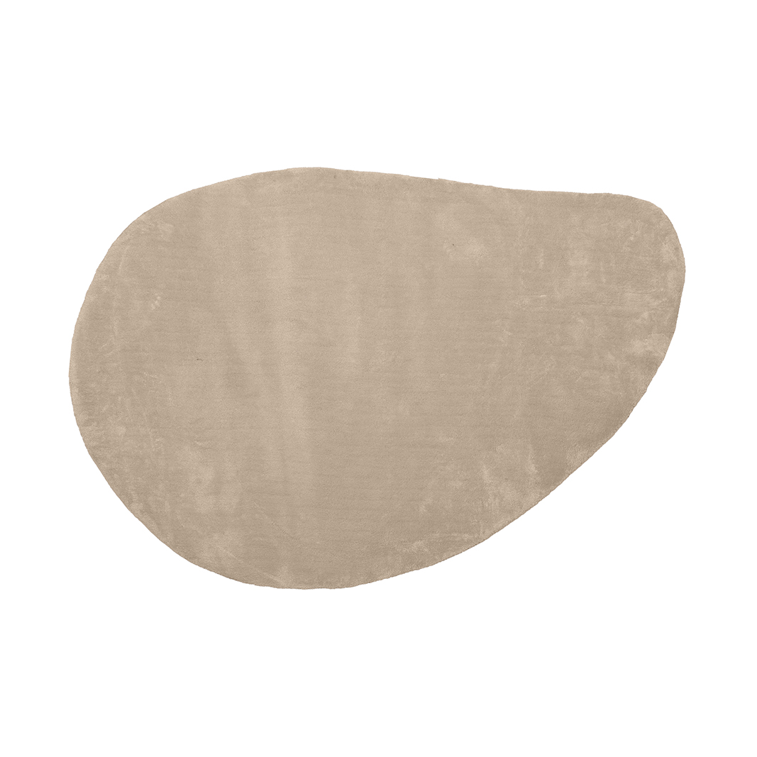 Vloerkleed Velo - Beige - Polyester - LABEL51