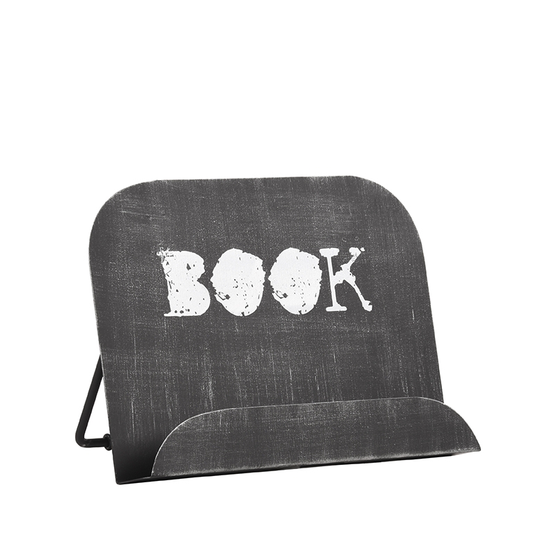 Accessoire Kookboekstandaard - Antiek Zwart - Metaal - Industrieel - LABEL51