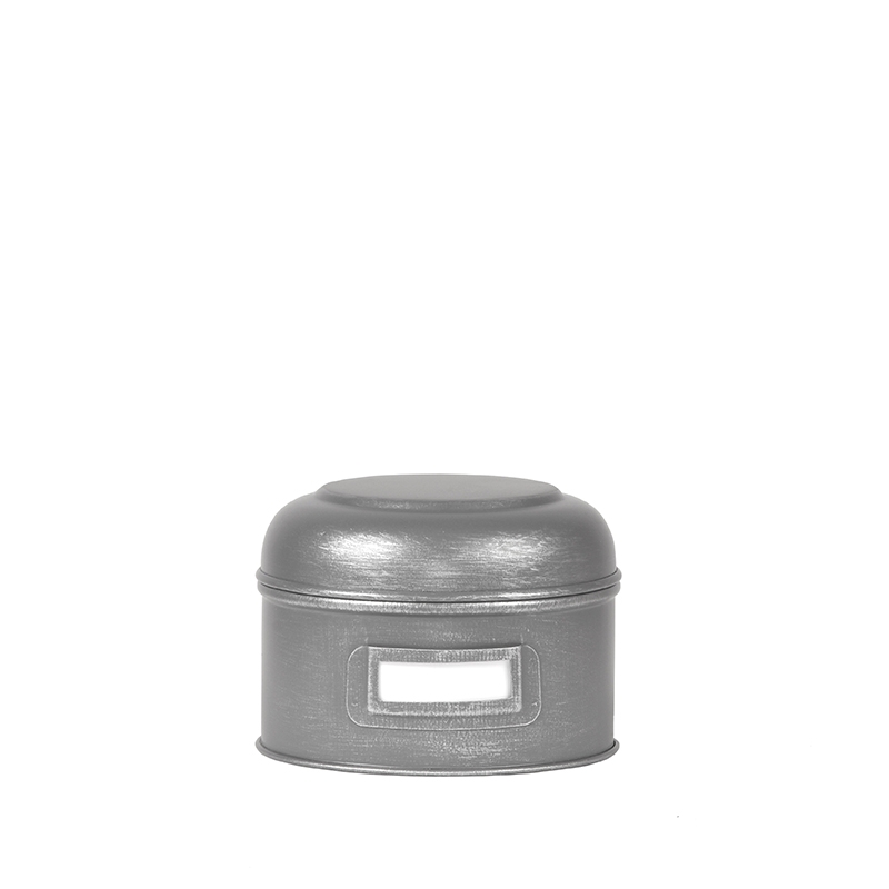 Opbergblik Opbergblik - Antiek Grijs - Metaal - Industrieel - LABEL51