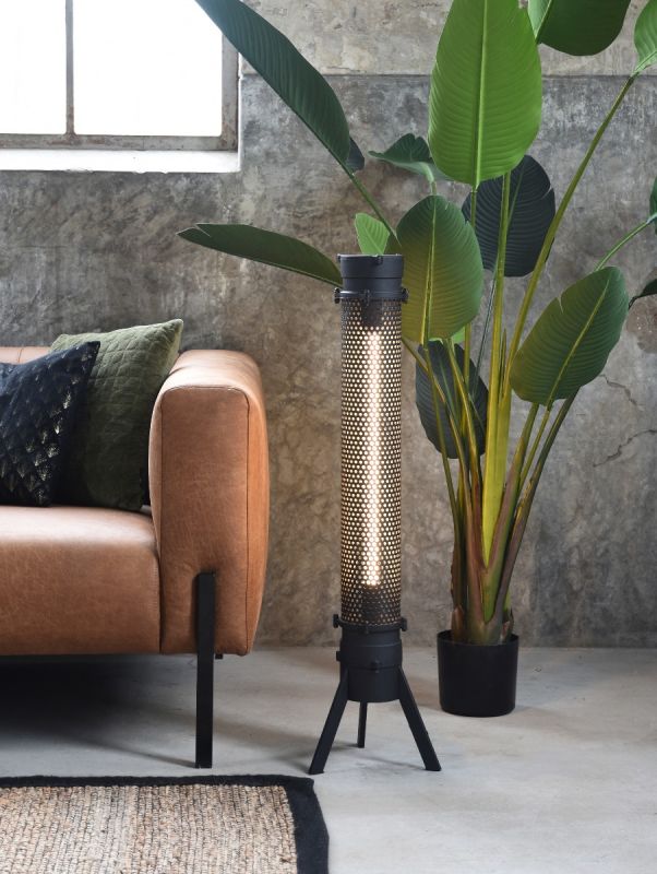 Tafellamp Tube - Zwart - Metaal - SALE - Modern - LABEL51