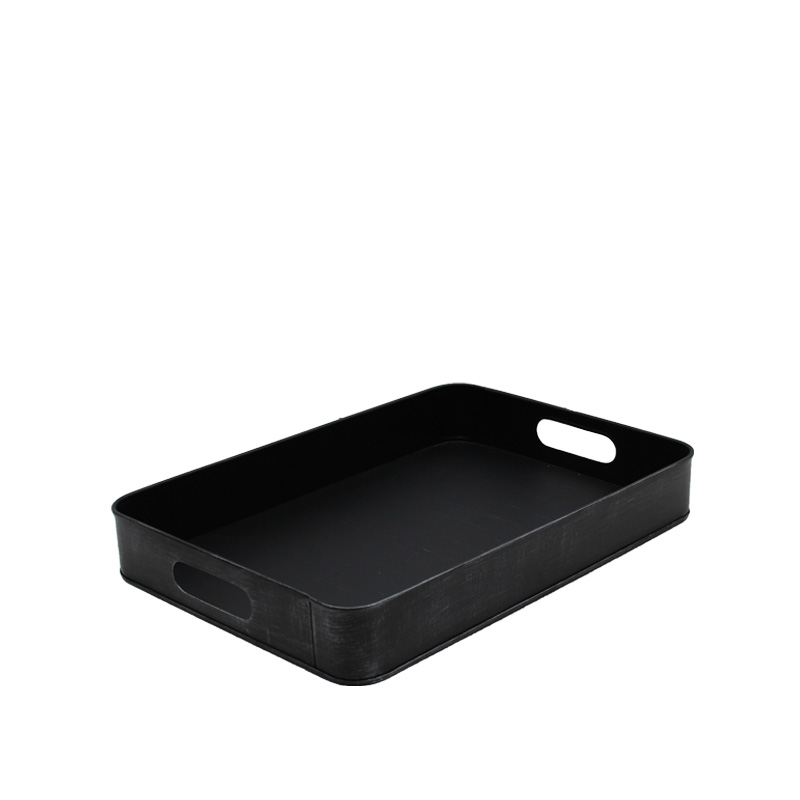 Accessoire Dienblad - Antiek Zwart - Metaal - Industrieel - LABEL51