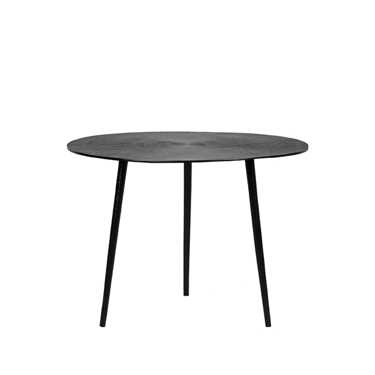 Salontafel Nobby - 60 cm - Rond - Zwart - Metaal - Modern - LABEL51