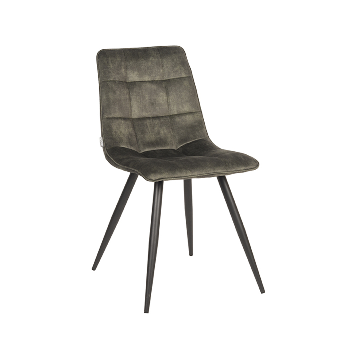 Eetkamerstoel Jelt - Zonder armleuning - Hunter - Velours - Modern - LABEL51