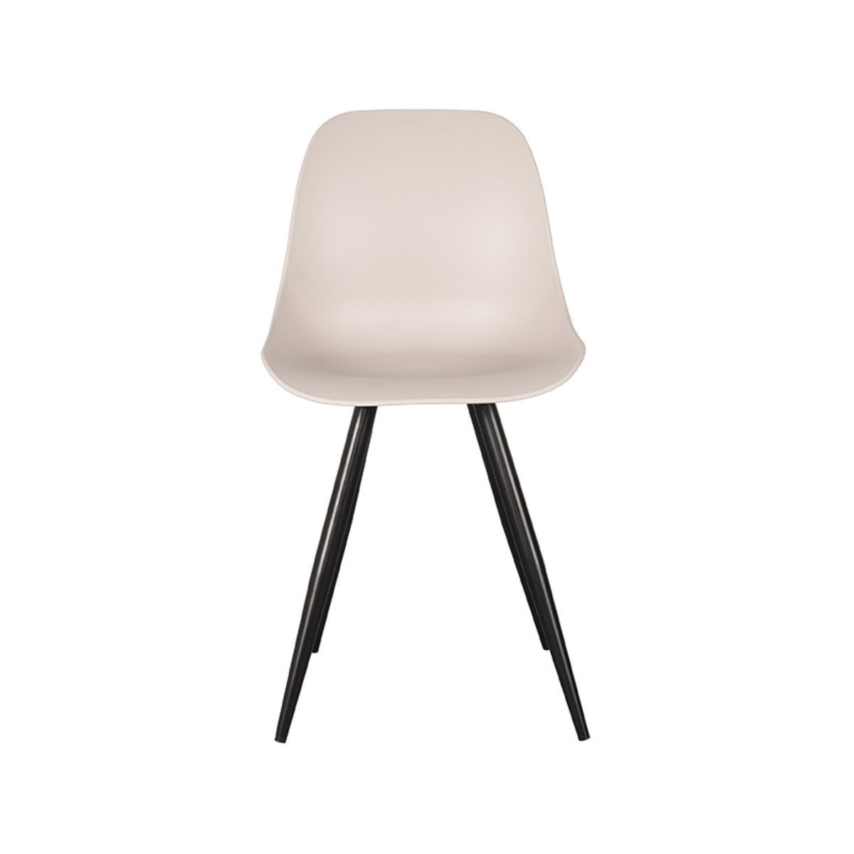 Eetkamerstoel Monza - Kuipstoel - Zonder armleuning - Zand - PP - Landelijk - LABEL51