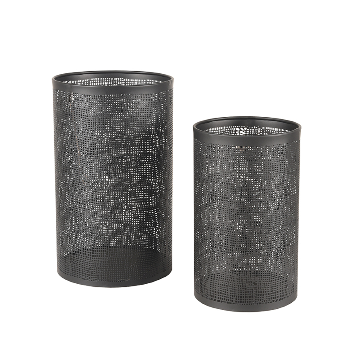 Decoratie Kaarsenhouders - Zwart - Metaal - Modern - LABEL51