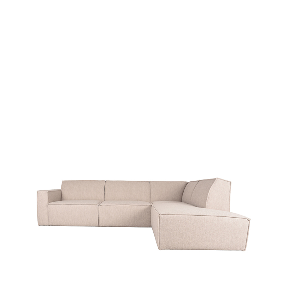 Hoekbank Kay - Hoekbank Rechts - Naturel Beige Boucle - Boucle - LABEL51