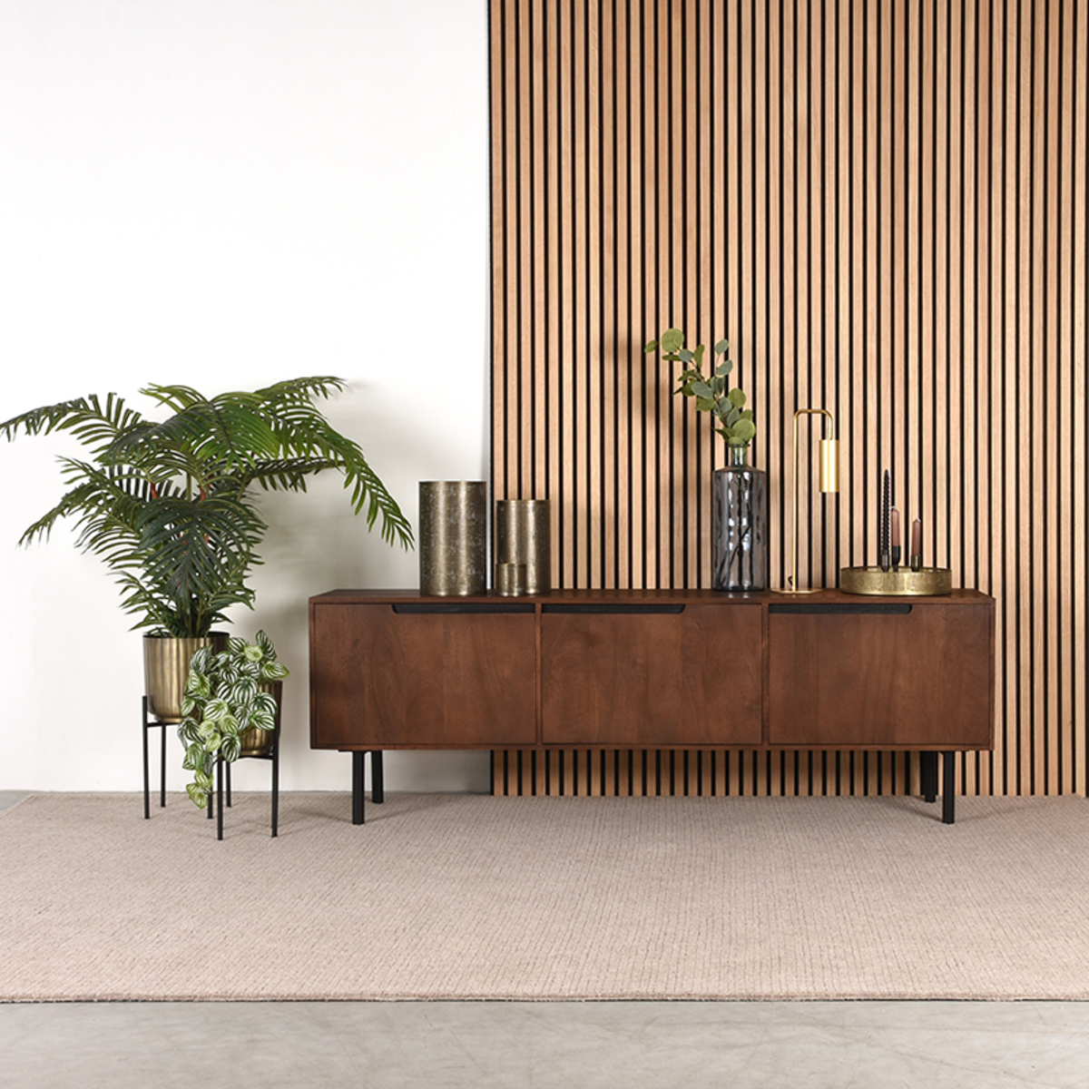 Tv-meubel Rio - Espresso - Mangohout - Modern - LABEL51