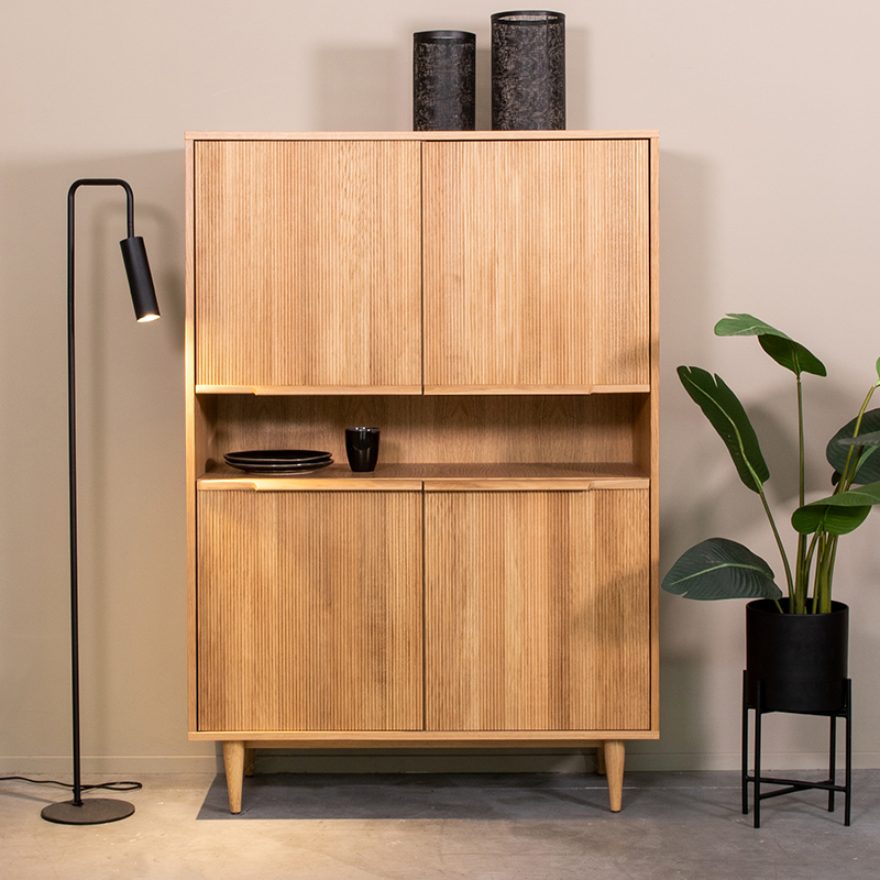 Bergkast Jule - Naturel - Eiken - Scandinavisch - LABEL51