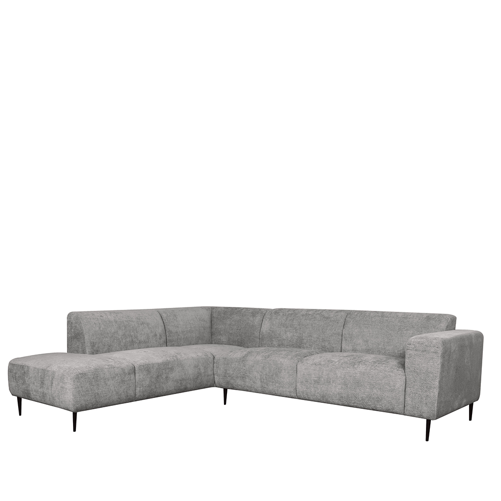Hoekbank Eden - Links Voorstaand - Stone - Chenille - Modern - DOK 2 Exclusive