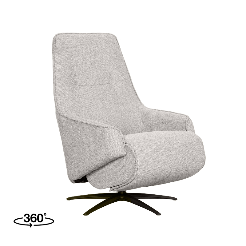 Fauteuil Odense - Elektrisch - Armleuning - Naturel Beige - Royal Boucle - Landelijk - LABEL51