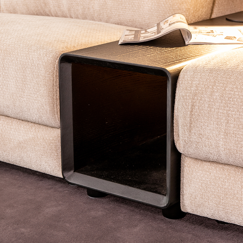 Bank Tivoli - Zwart - Eikenfineer - Modern - LABEL51