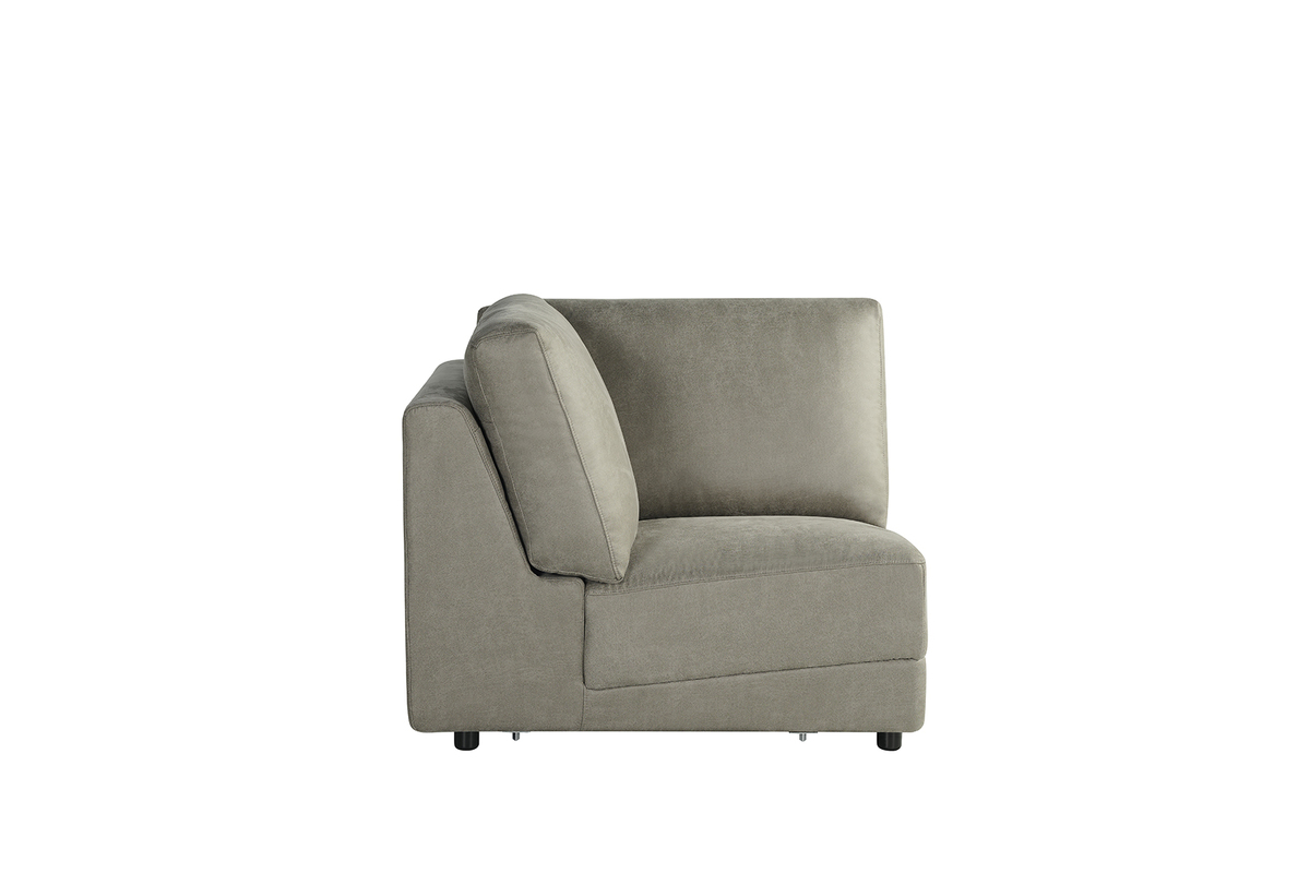 Bank Tivoli - Taupe - Kunstleder - Modern - LABEL51