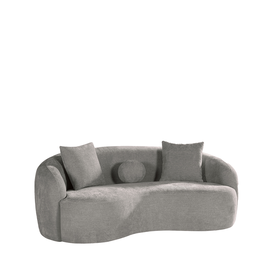 Bank Novo - Organisch - Stone - Chenille - LABEL51