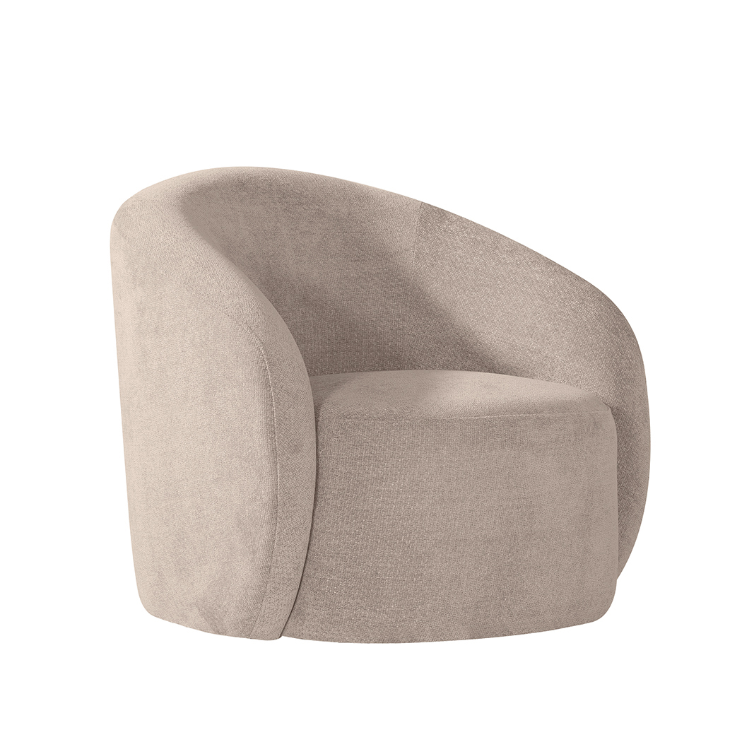 Fauteuil Alby - Armleuning - Clay - Elite - Minimalistisch - LABEL51