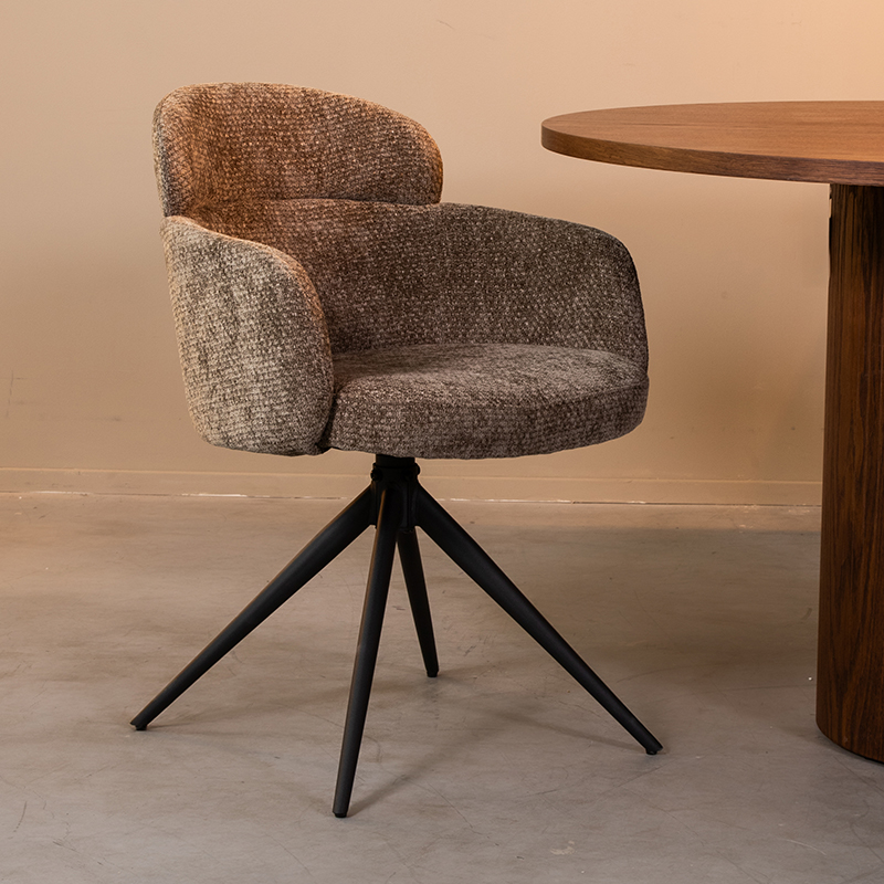 Eetkamerstoel Levi - Armleuning - Hunter - Elite - Modern - LABEL51