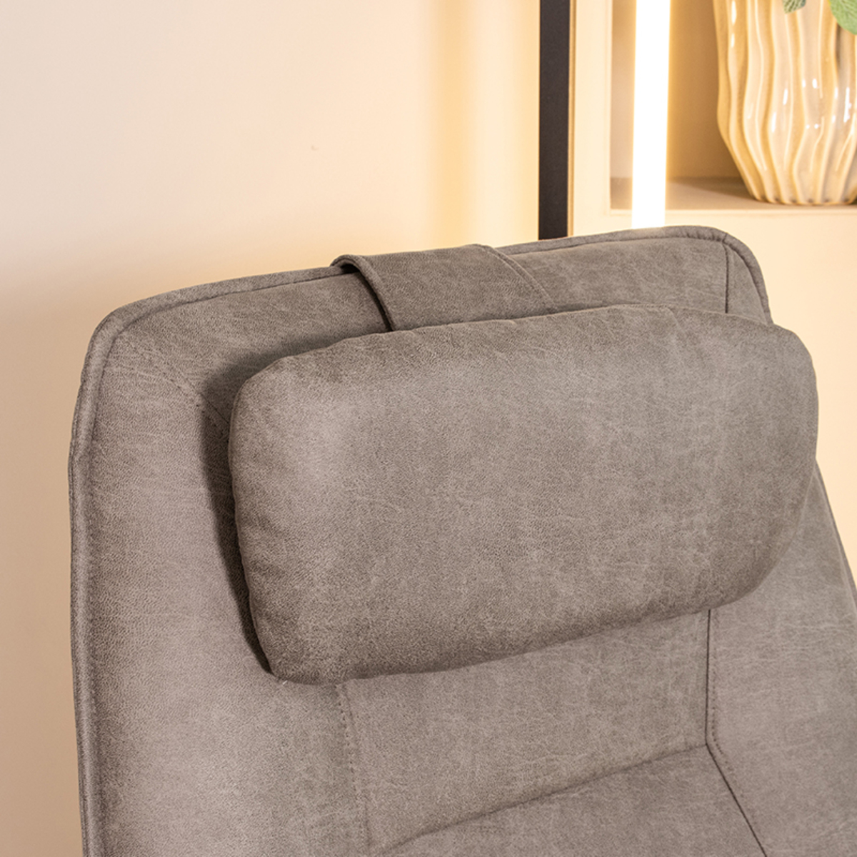 Sierkussen Hoofdkussen - Taupe - Micro Suede - Modern - LABEL51