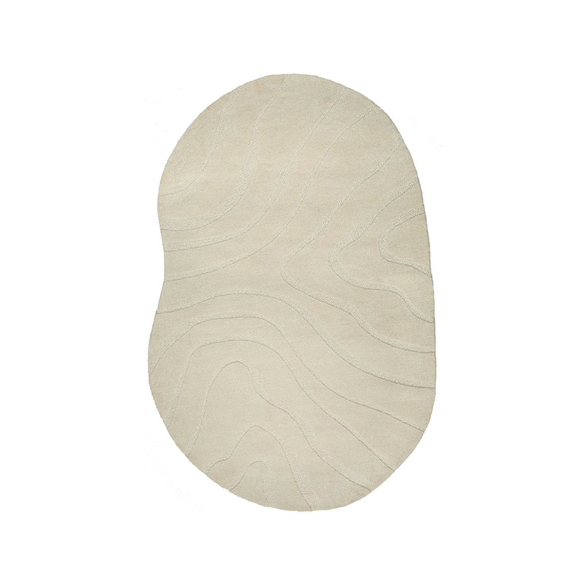 Vloerkleed Goa - Zand - Polyester - Scandinavisch - LABEL51