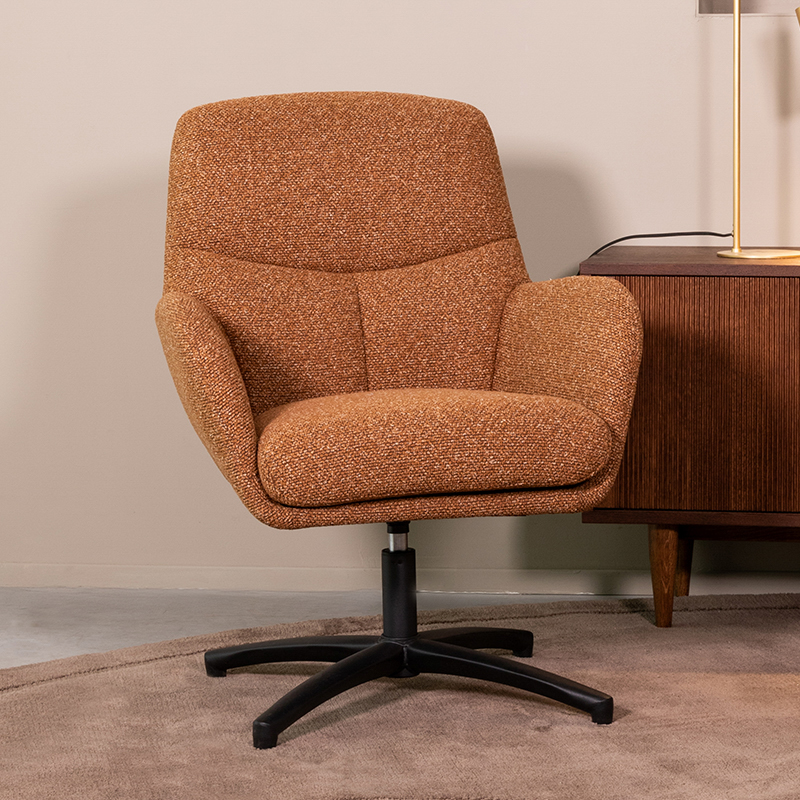 Fauteuil Chill Zone - Armleuning - Coral - Royal Boucle - Modern - LABEL51