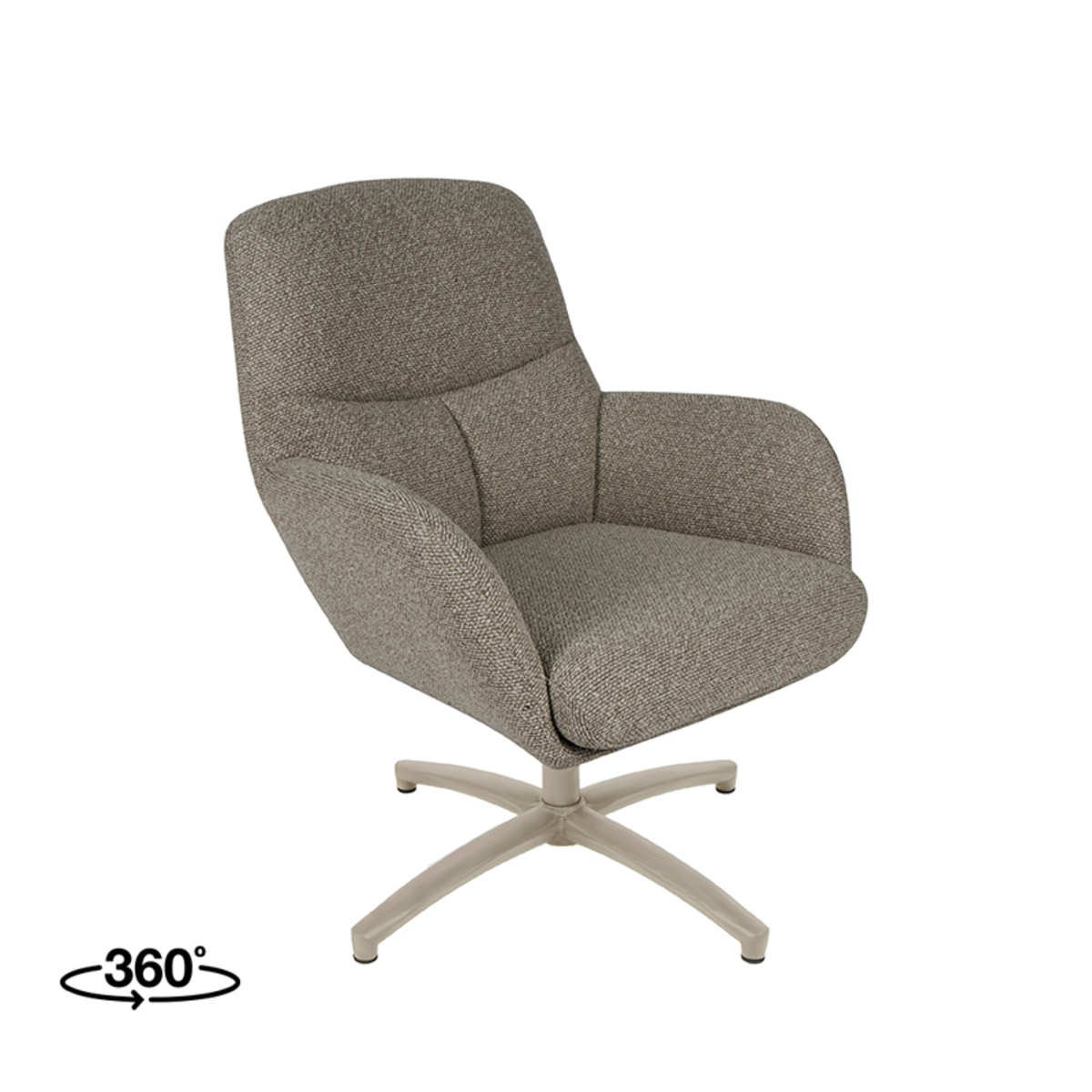 Fauteuil Chill Zone - Armleuning - Mushroom - Royal Boucle - Design - LABEL51