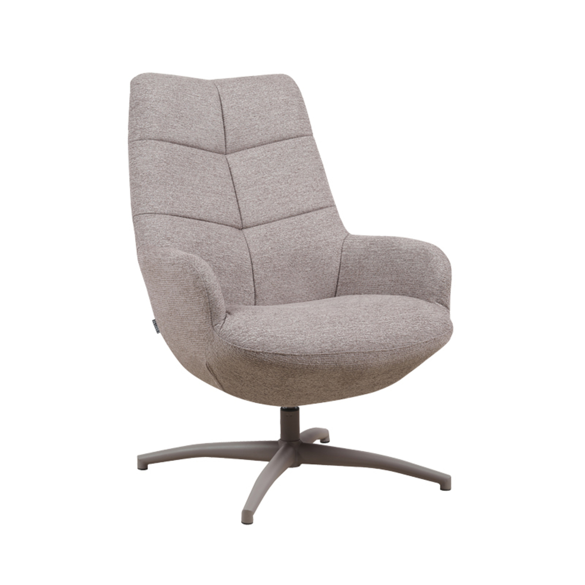 Fauteuil Winston - Zonder armleuning - Taupe - Canyon - Design - LABEL51
