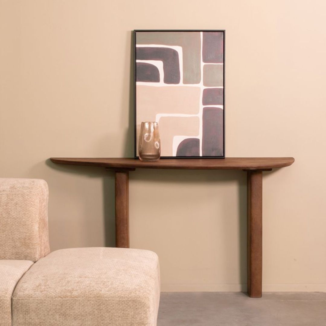 Sidetable Wow - Nature Smooth - Mangohout - Industrieel - LABEL51