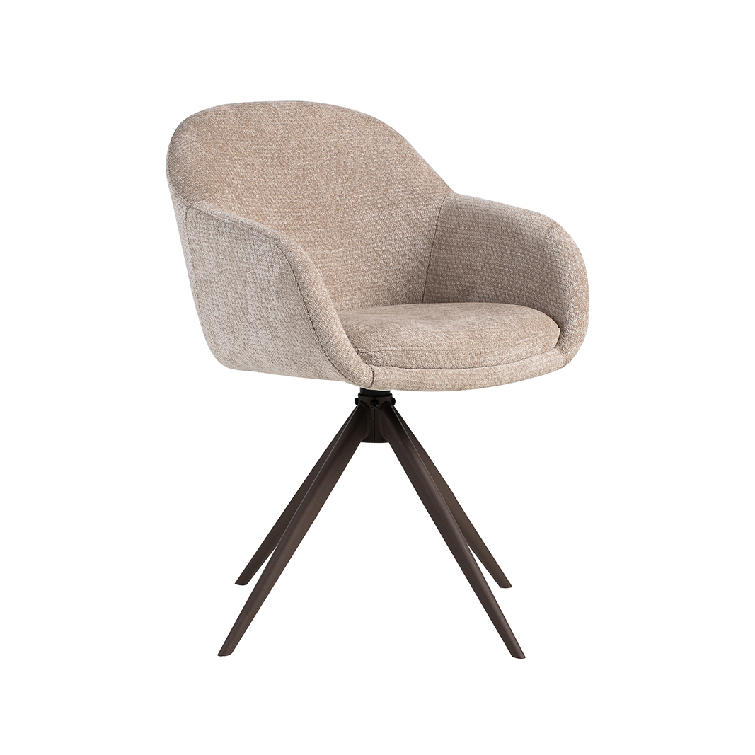 Eetkamerstoel Fiby - Zonder armleuning - Clay - Elite - LABEL51