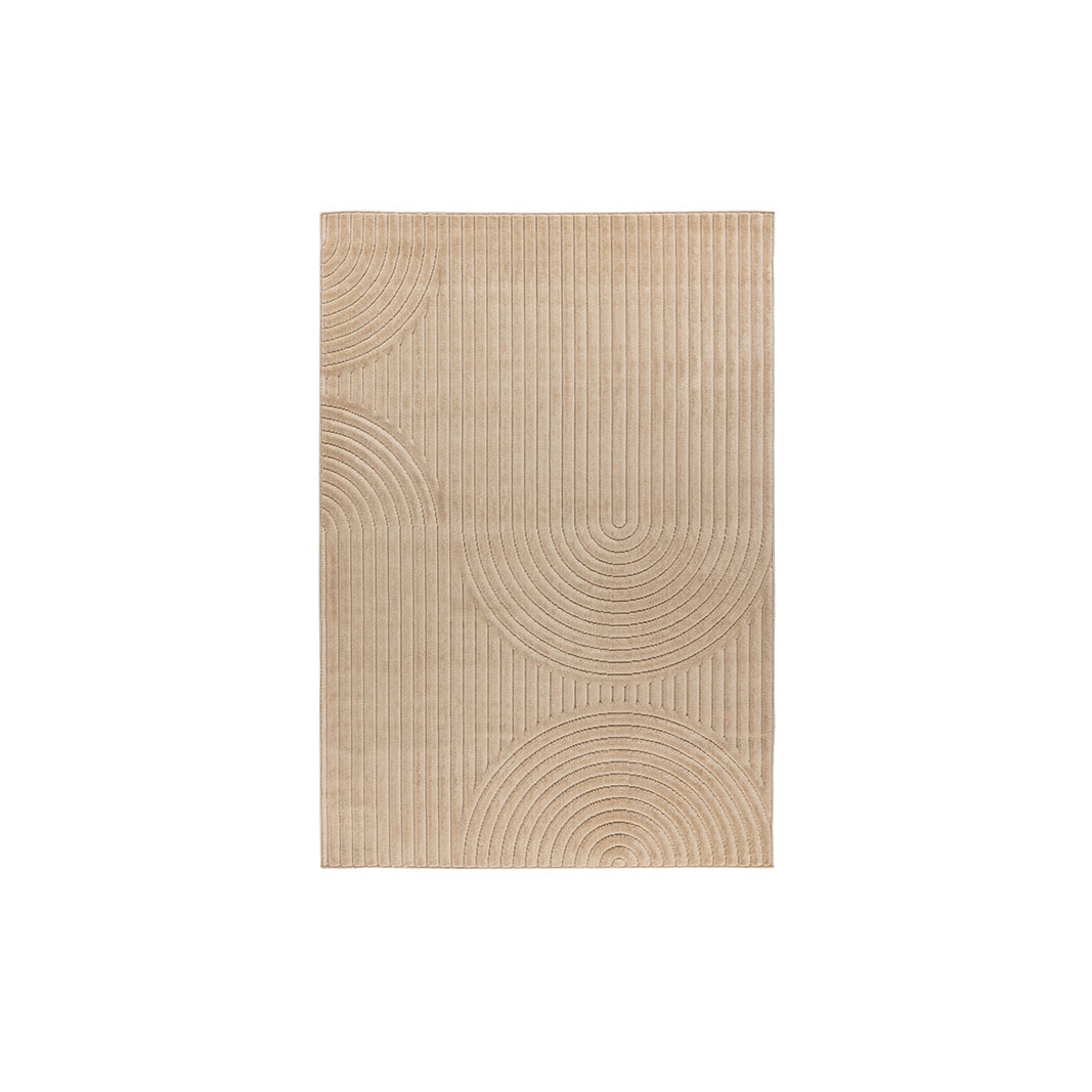 Vloerkleed Varo - Beige - Polyester - LABEL51