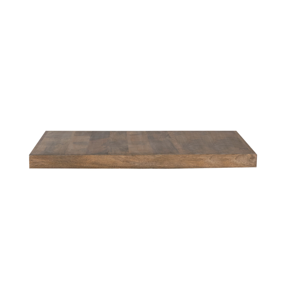 Eetkamertafel Tafelblad Straight Edge - Naturel - Mangohout - Industrieel - LABEL51