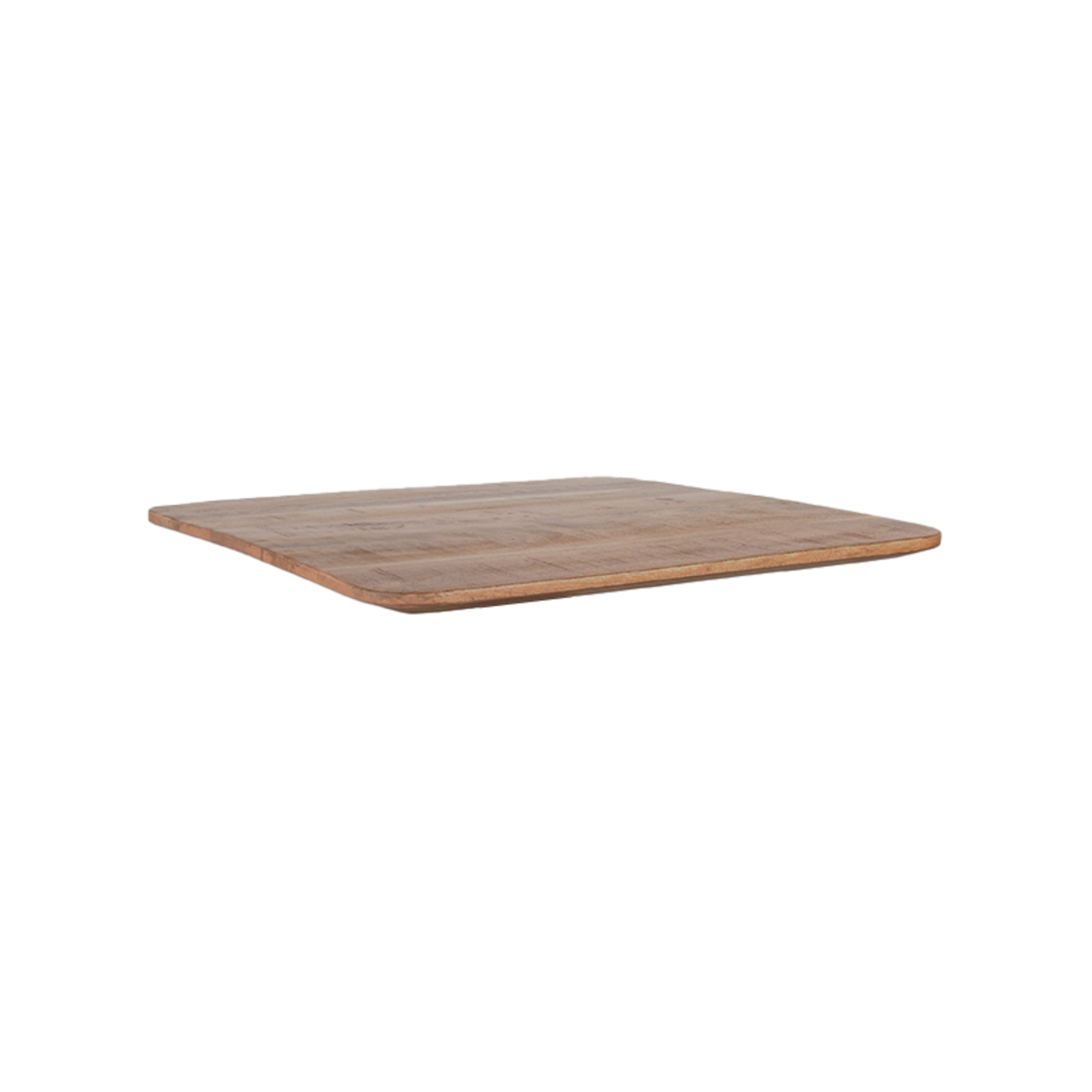 Eetkamertafel Tafelblad Vierkant - Naturel - Mangohout - LABEL51
