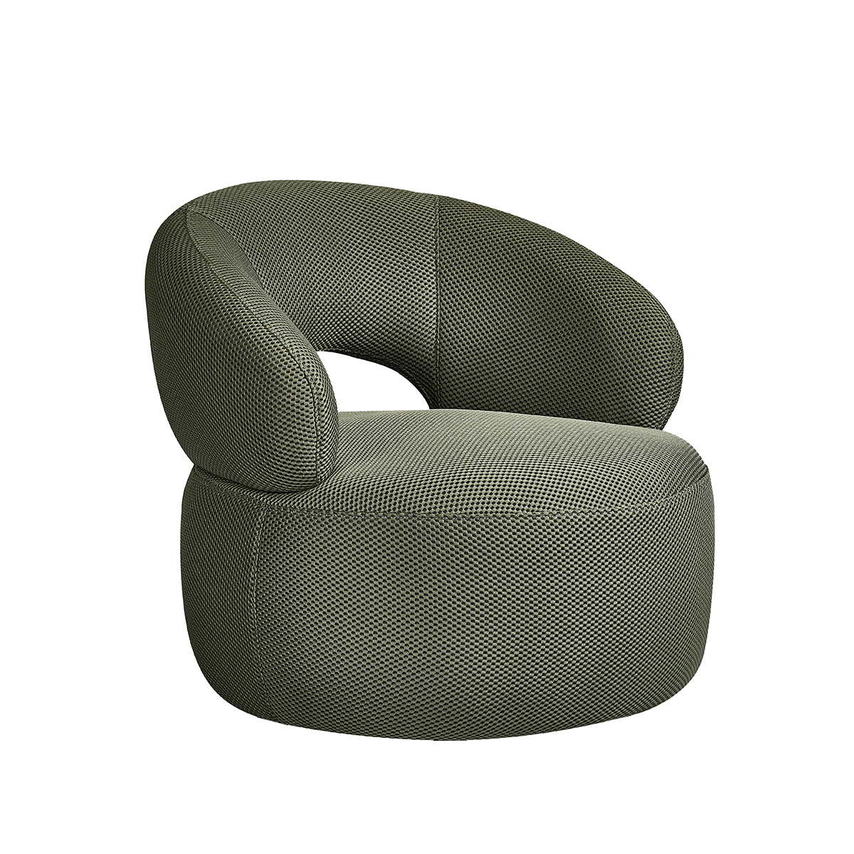 Fauteuil Suite - Zonder armleuning - Hunter - Breathe - Design - LABEL51