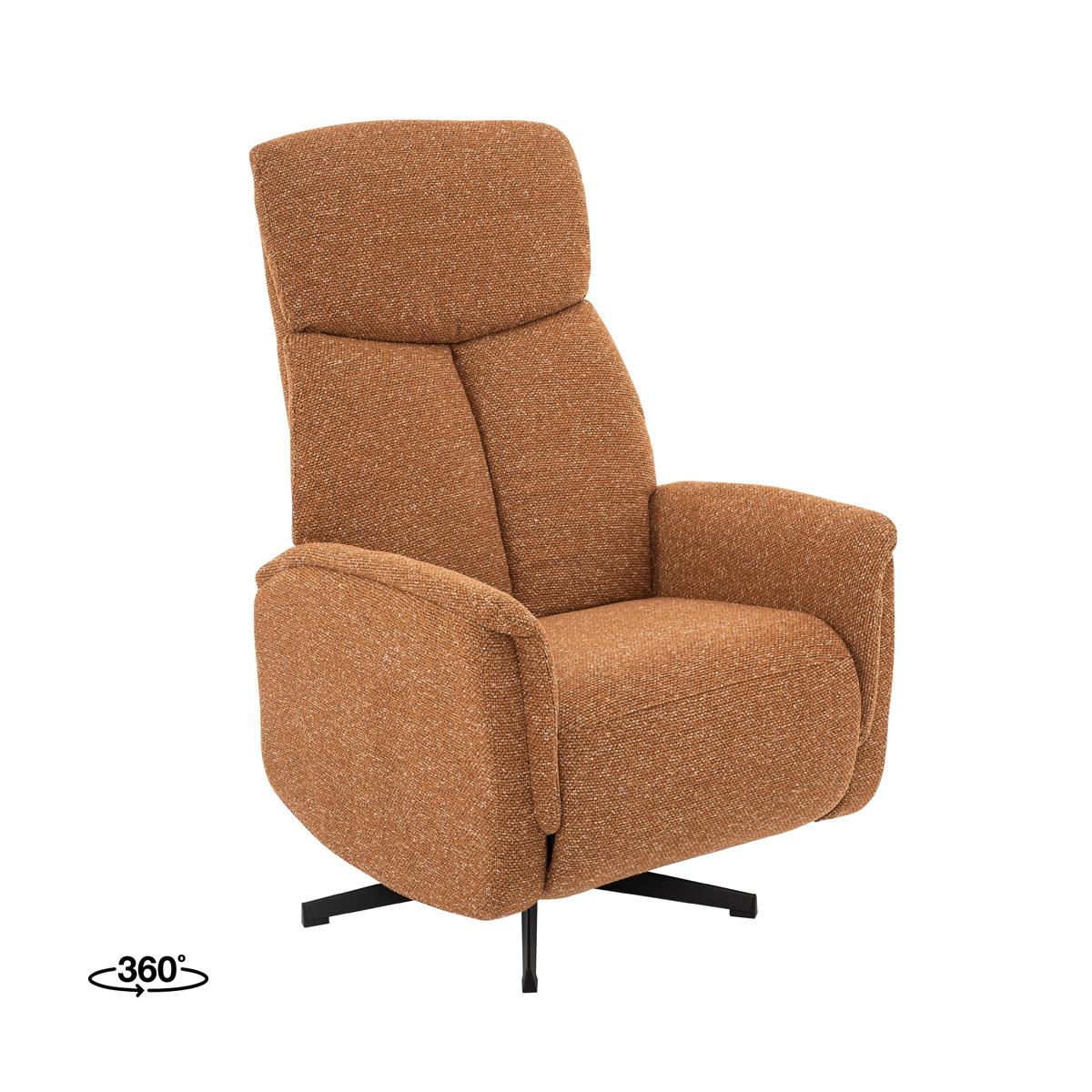 Fauteuil Aarhus - Elektrisch - Zonder armleuning - Coral - Boucle - LABEL51