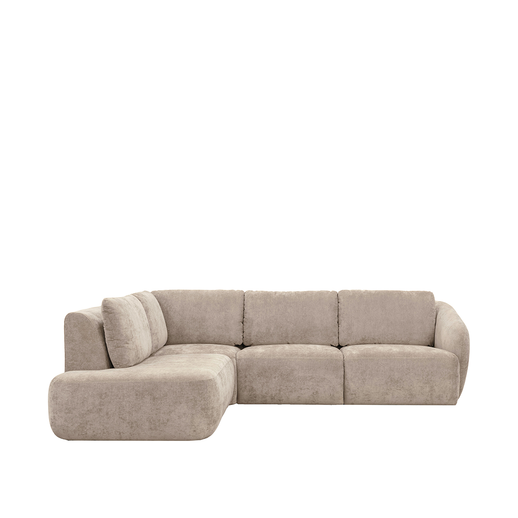Hoekbank Matteo - Naturel - Velours - LABEL51