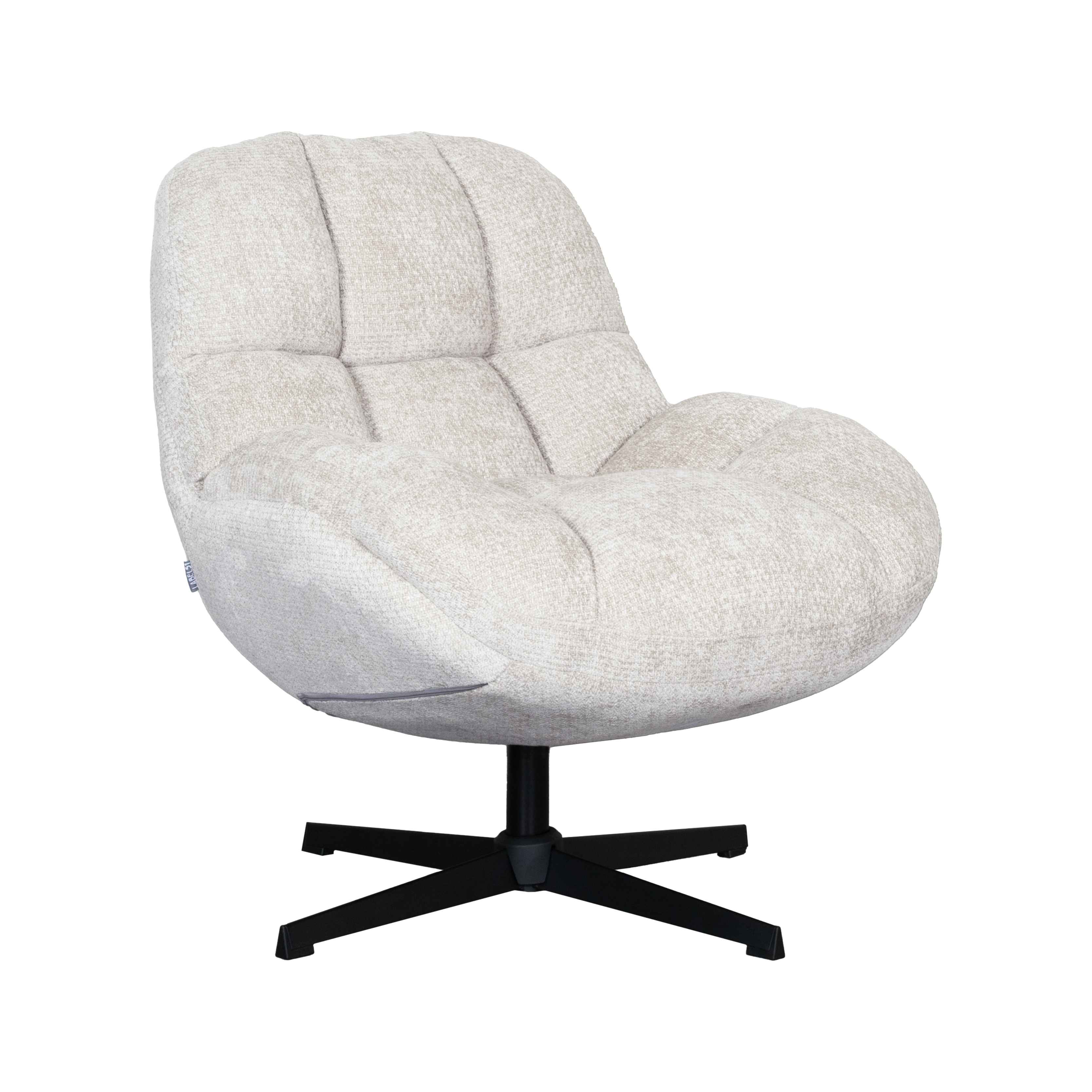Fauteuil Huxley - Zonder armleuning - Naturel Beige - Elite - LABEL51