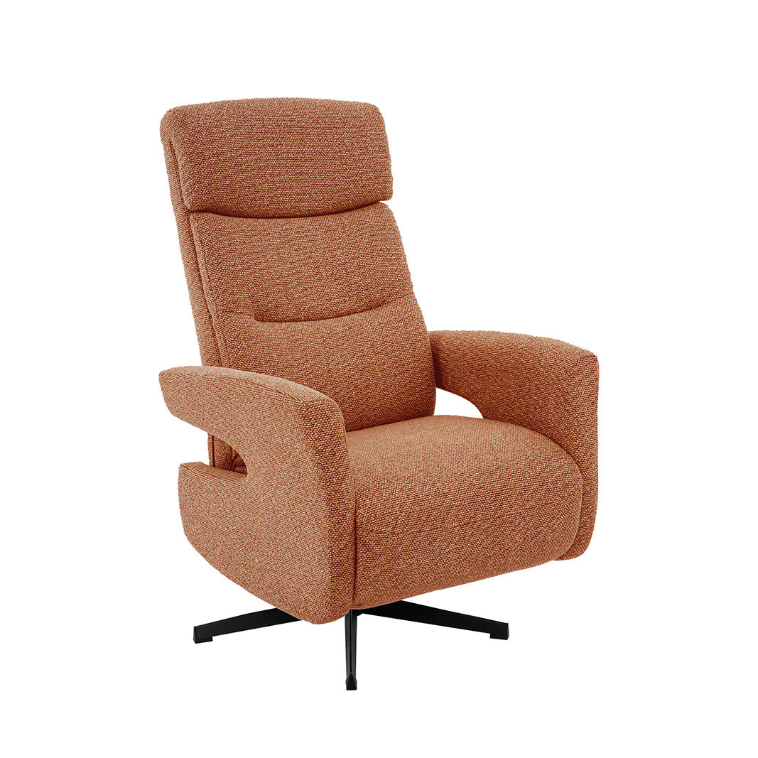 Fauteuil Tampere - Elektrisch - Zonder armleuning - Coral - Royal Boucle - Modern - LABEL51