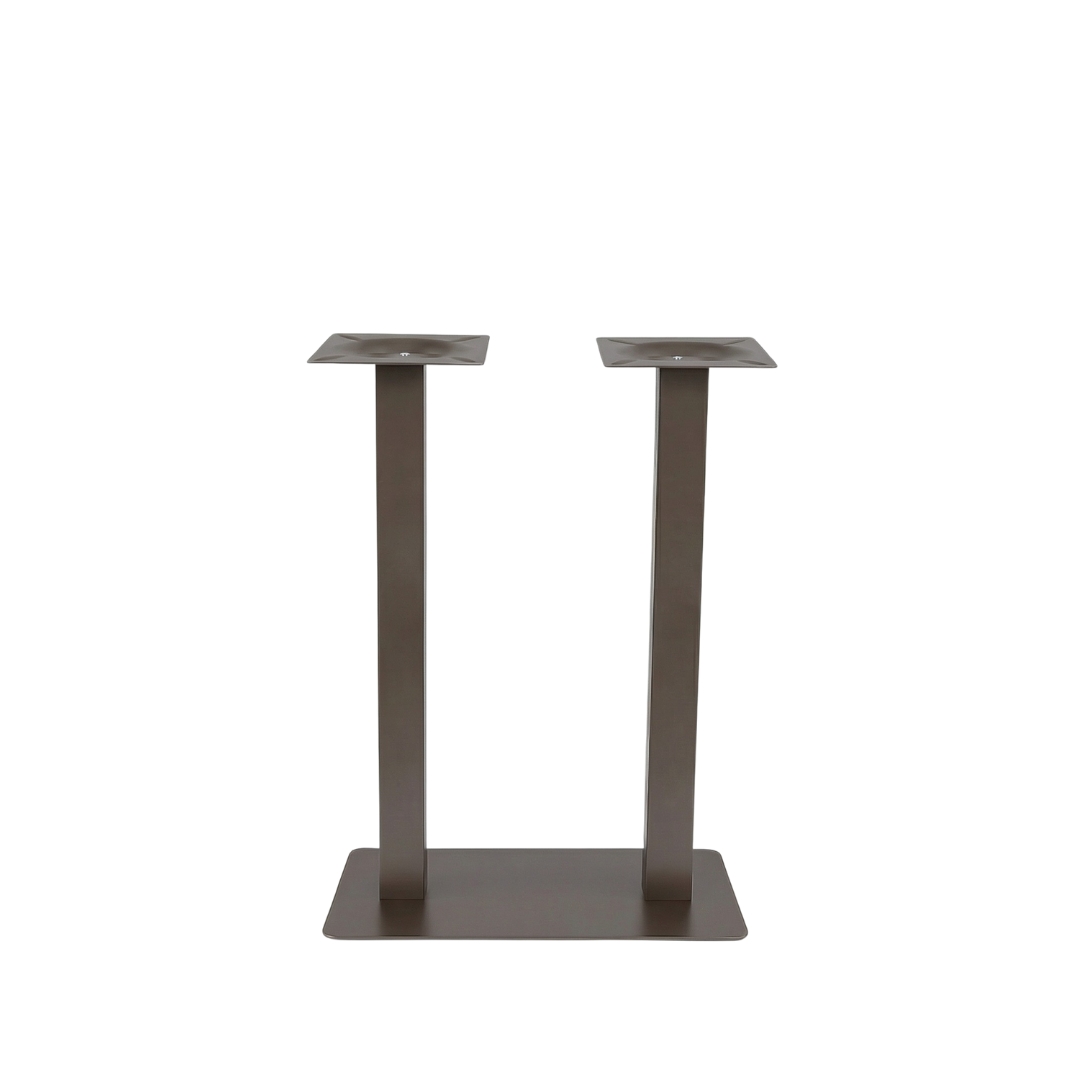 Eetkamertafel Tafelpoot Dubbel - Brons - Metaal - LABEL51