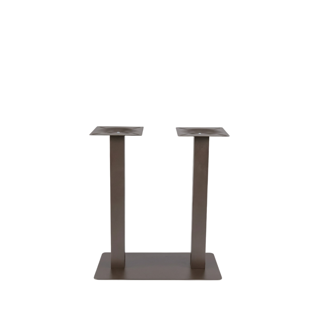 Eetkamertafel Tafelpoot Dubbel - Brons - Metaal - LABEL51