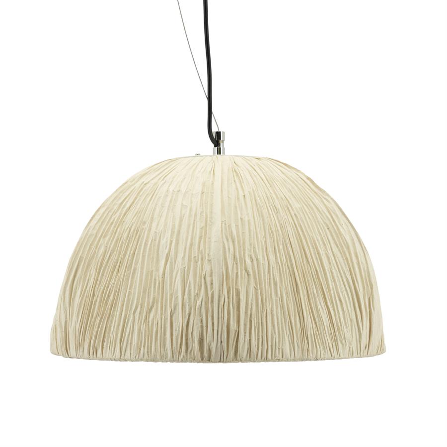 Hanglamp Lokta - Natuurlijk - Handgeschept papier - 43,5x43,5x24,5 cm - By Boo