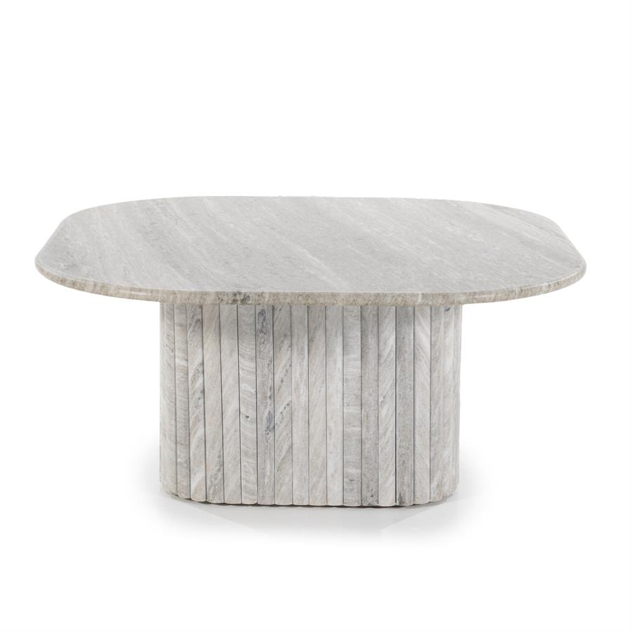 Salontafel Dorique - Bruin - Marmer & Mango hout - By Boo
