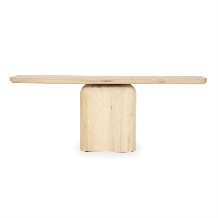 Sidetable Leon - Naturel - Eikenhout & eiken fineer - Eleonora