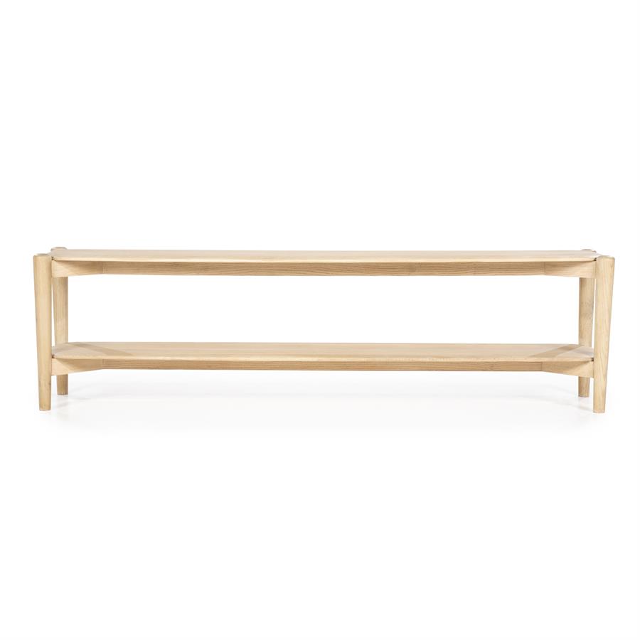 Tv-Meubels Selbu - Naturel - Eiken hout - Eleonora