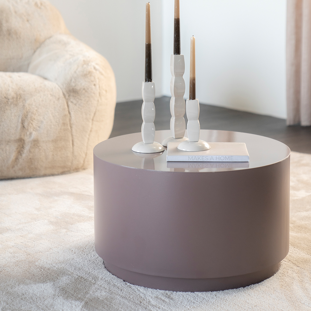 Salontafel Mesita - Taupe - IJzer - By Boo