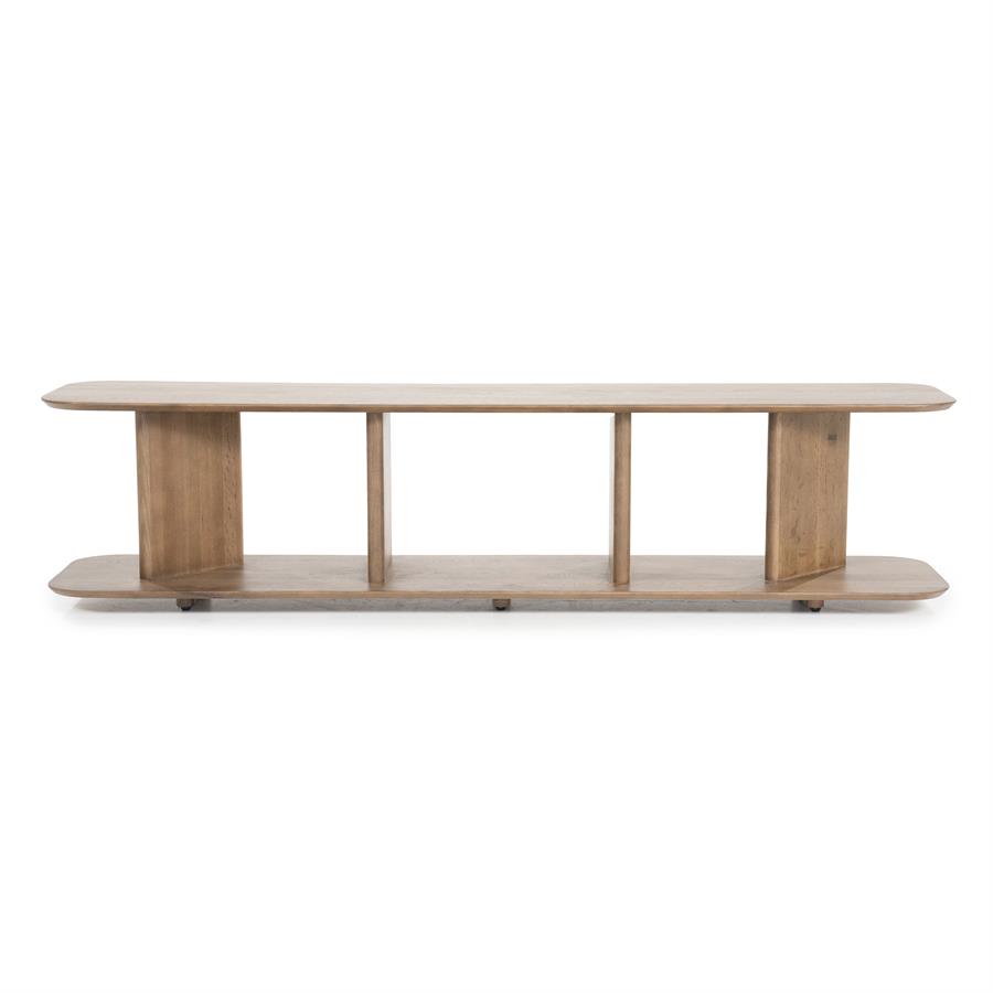 Tv-Meubels Ty - Bruin - Eiken hout - Eleonora