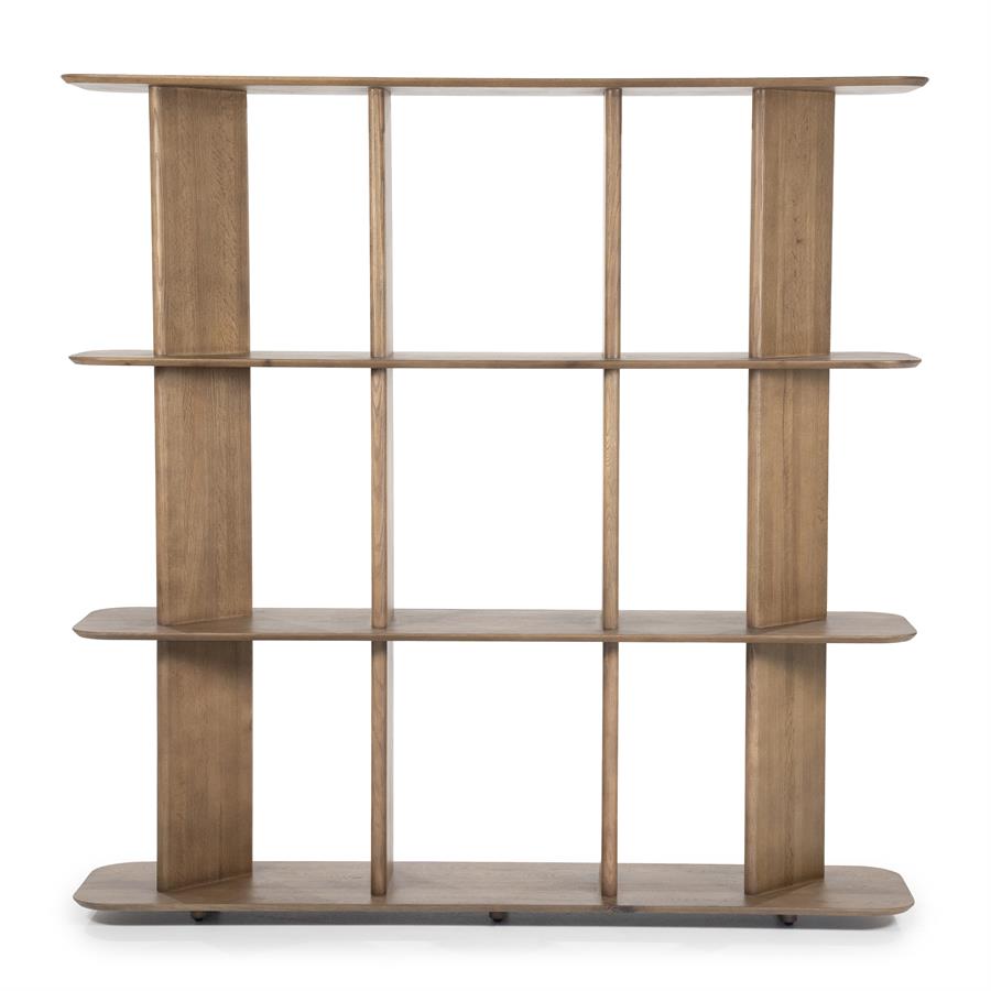 Bergkasten Ty - Bruin - Eiken hout - Eleonora
