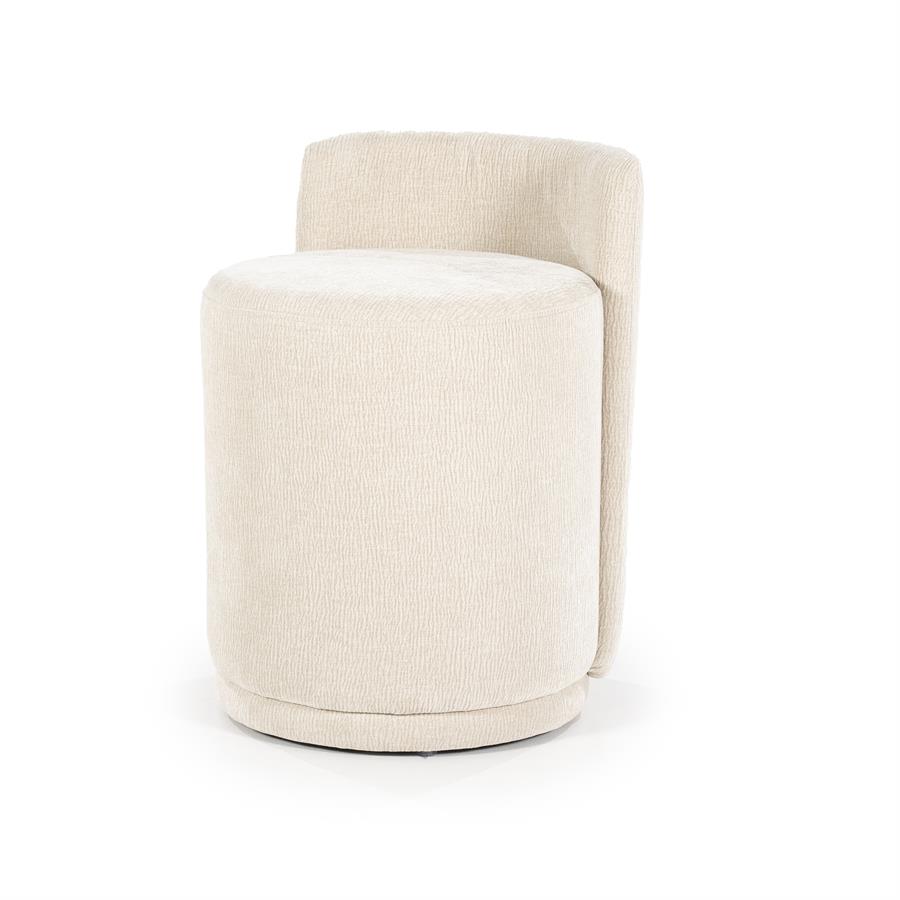 Eetkamerstoel Marque - Zonder armleuning - Beige - Geweven - Japandi - By Boo