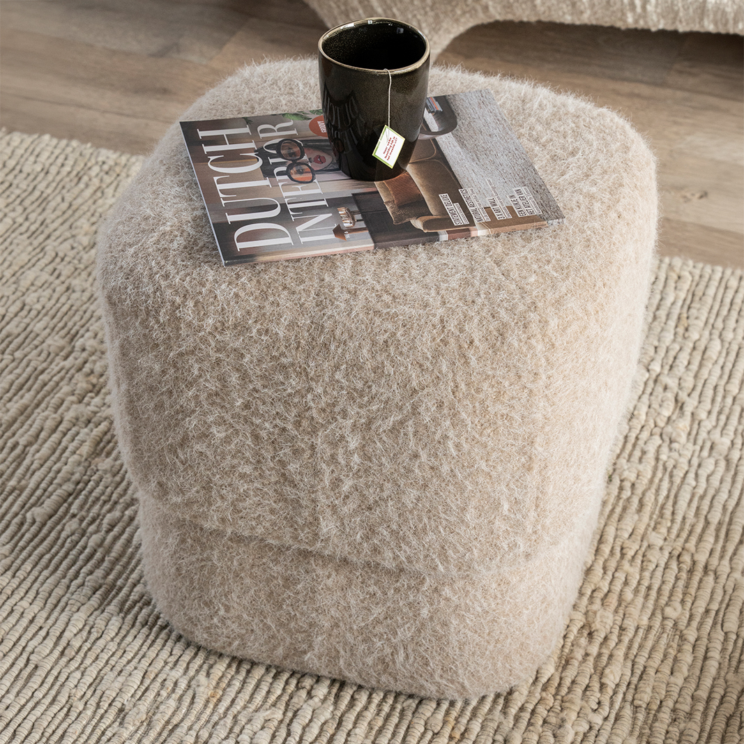 Kruk Kelso - Taupe - Stof - By Boo