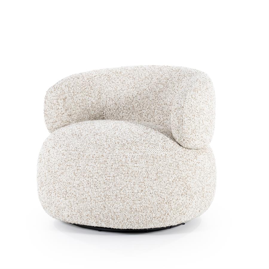 Fauteuil Maeve - Beige - Stof - Eleonora