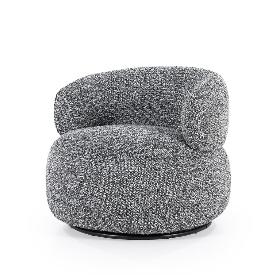 Fauteuil Maeve - Zwart - Stof - Eleonora