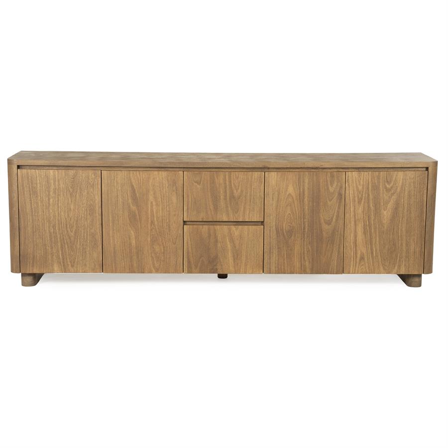 Tv-Meubels Edward - Bruin - Mango hout & mango fineer - Eleonora