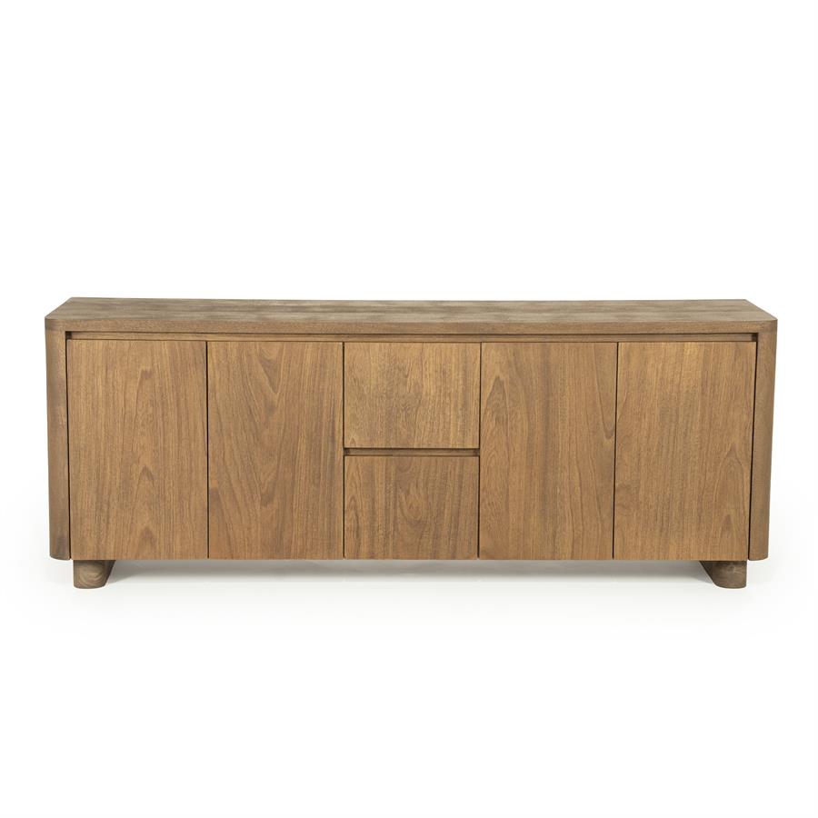 Tv-Meubels Edward - Bruin - Mango hout & mango fineer - Eleonora