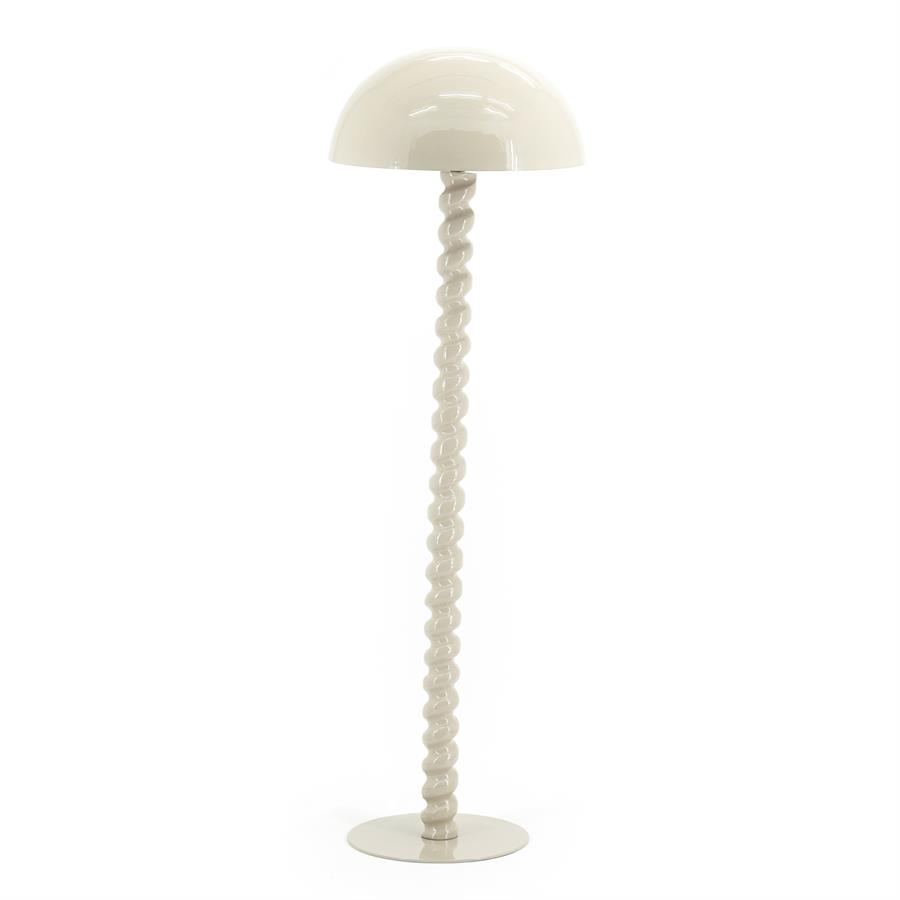 Vloerlamp Luox - Beige - Mango hout & metaal - By Boo